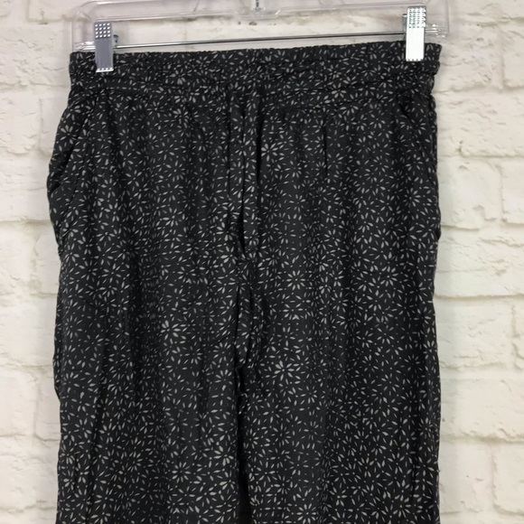 Susina Gray Dainty Floral Rayon Sleep Lounge Pants - Picture 3 of 7